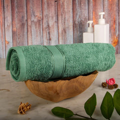 Lavone Premium 100% Cotton Zero Twist Bath Towel 550 Gsm | Ultra Soft & Absorbent Towels For Men & Women Quick Dry Bath Towel (Green)