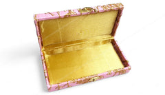 Decorative & Attractive Box Cash Box, Shagun Box, Jewellery Box, Money Box Envelop Wedding, Gift Box, Bangel Box With Embroidery Design Pack Of 1, Colour - Orange