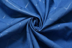 King Size Bedsheets With 2 Pillow Covers - Size-78 X72+10 Inches, Blue | All Around Elastic 210 TC Super Soft Striped Pattern Breathable
