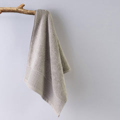 Spread Spain Hand Towels 500 Gsm | Micro Modal Large Size Highly Absorbent Soft Quick Dry Hand Towel (Light Grey) - 2 Pcs