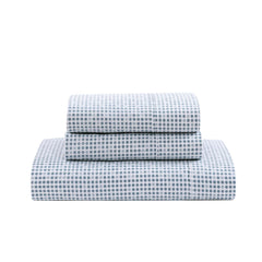 Includes 1 Flat Super King Bedsheet With 2 Pillow Covers - 108 X 108 Inches, Blue | Soft - Breathable & Comfortable, Machine Washable | Natural Softness & Breathability