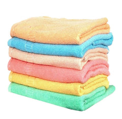 Torque Microfiber Hand & Face Towel 600 Gsm | Hand Towel For Kitchen/Wash Basin 100% Cotton Soft, Absorbent (Assorted)- Pack Of 6