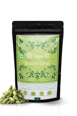 Udyan Tea Elaichi Chai - 250gm, 8.8 Ounce | Premium CTC Black Tea With Aromatic Cardamom - Handcrafted Small Batch Blend For Immunity & Stress Relief | High Caffeine
