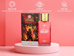 JD International Remix Melody Apparel Unisex Perfume With Long Lasting Fragrance - 100ml, 3.4 Fl.oz. | Perfume For Men & Women