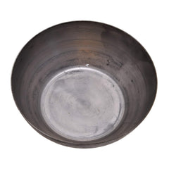 Pure Black Iron Heena Bowl, 8.5 Inches | Katora For Henna Mehendi Paste - Hair Colour Bowl
