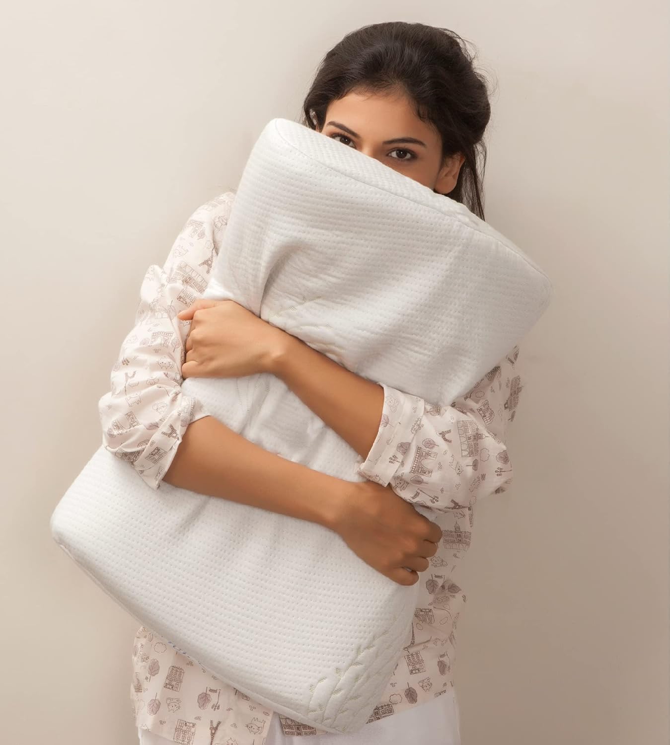Cervical Pillow, For Neck Pain & Shoulder Pain Relief, White, XL King Size | Memory Foam Pillow For Sleeping, Orthopedic Pillow For Spondylitis | Contour Medical Pillow - Set Of 2
