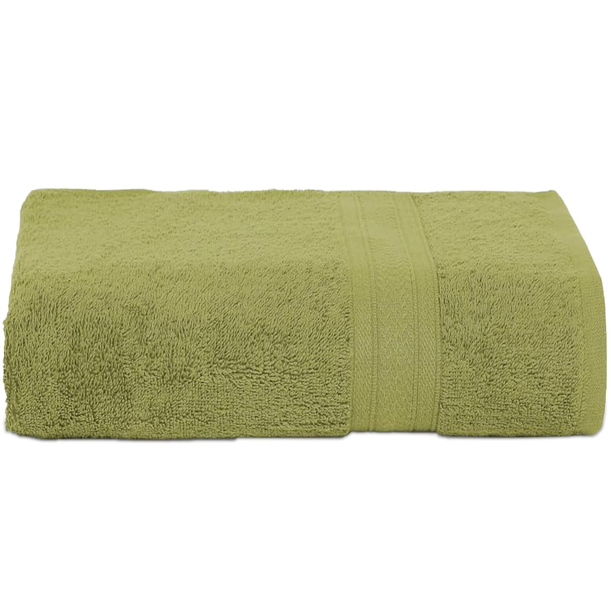 Ambra Linens 500 Gsm Highly Absorbent Towel, 100% Cotton, Soft & Plush, All Seasons Use, Large, Everyday Use, Durable (Summer Green)