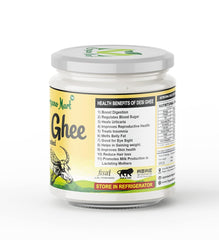 Premium Original Desi Ghee By Organo Mart | Rich Aroma Danedar Ghee Supports Digestion & Immunity Good For Glowing Skin | (1 Litre) 33.8 Ounce | Jar Pack