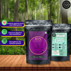 Brew Your Sip Second Flush Darjeeling Tea - 100gm Pack, 3.5 Ounce | Premium Decaffeinated Loose Leaf Tea - Sourced From Darjeeling Region | Rich & Bold Flavor With Malty Undertones, Low Caffeine