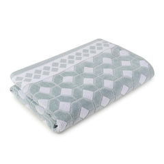 Brodloom Cotton 1 Bath Towel + 2 Hand Towels 950 Gsm | Ultra Soft, Quick Dry & Premium Gift Set Towel (Sage Green)