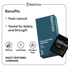 Bold Care Multi-textured Condoms (Mtc + Vibe 2)