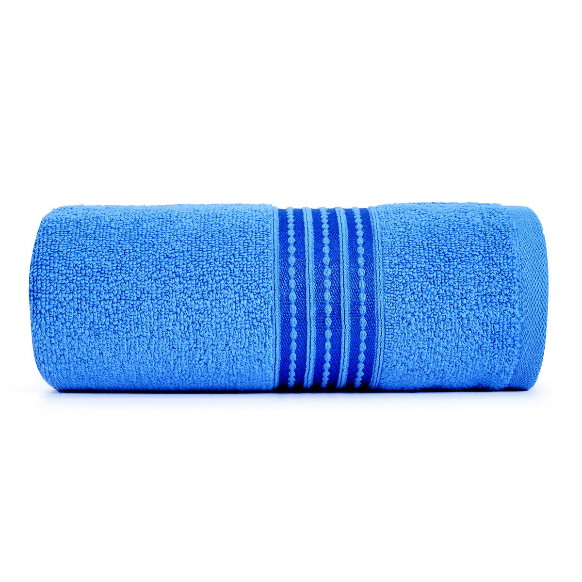 Micro Cotton Remy Basel Luxury Terry Cotton Bath Towel 550 Gsm | Super Comfortable 100% Long Staple Cotton Bath Towel (Pacifia)