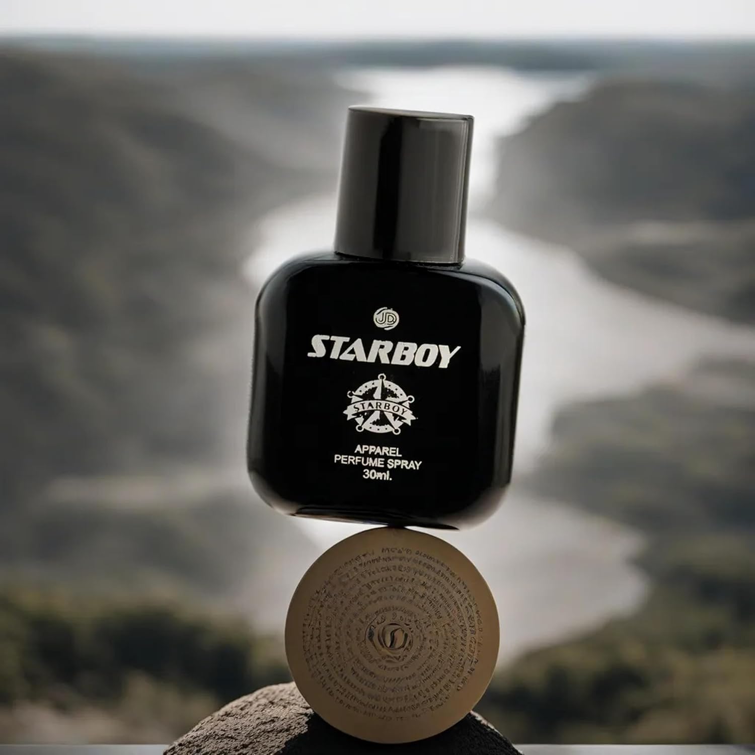 JD International Star Boy Black Apparel Unisex Perfume With Long Lasting Fragrance - 30ml, 1.02 Fl.oz | Perfume For Men & Women