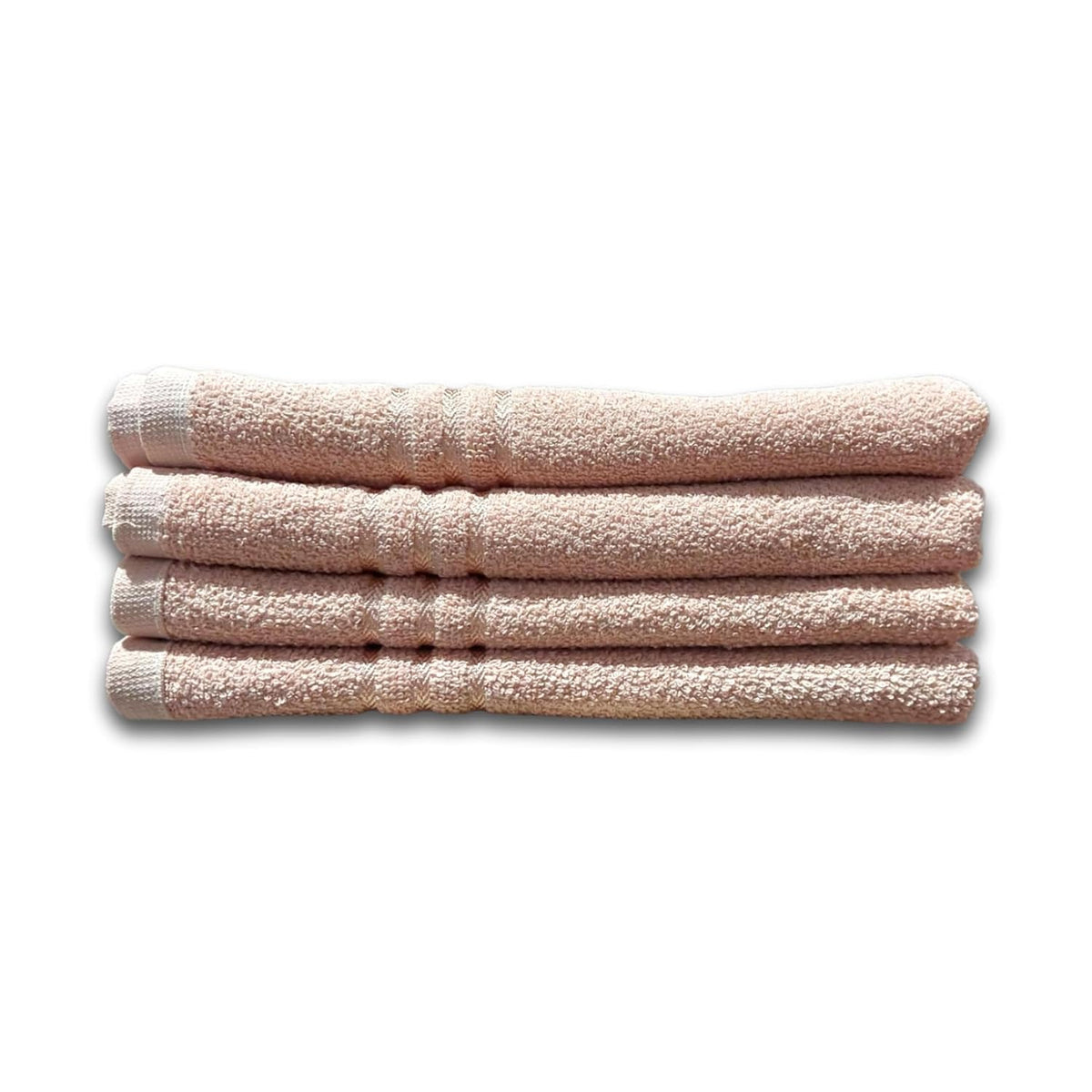 100% Cotton Hand Towel 800 Gsm | Ultra Absorbent & Anti-Bacterial Super Soft Gym & Workout Towels (Beige) - 4 Piece