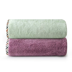 Spread Spain Microfiber Hand Towel 400 Gsm | Super Soft & Highly Absorbent Hand Towel For Gym & Workout Towels - Olive & Fashion Fruit (Pack Of 2)