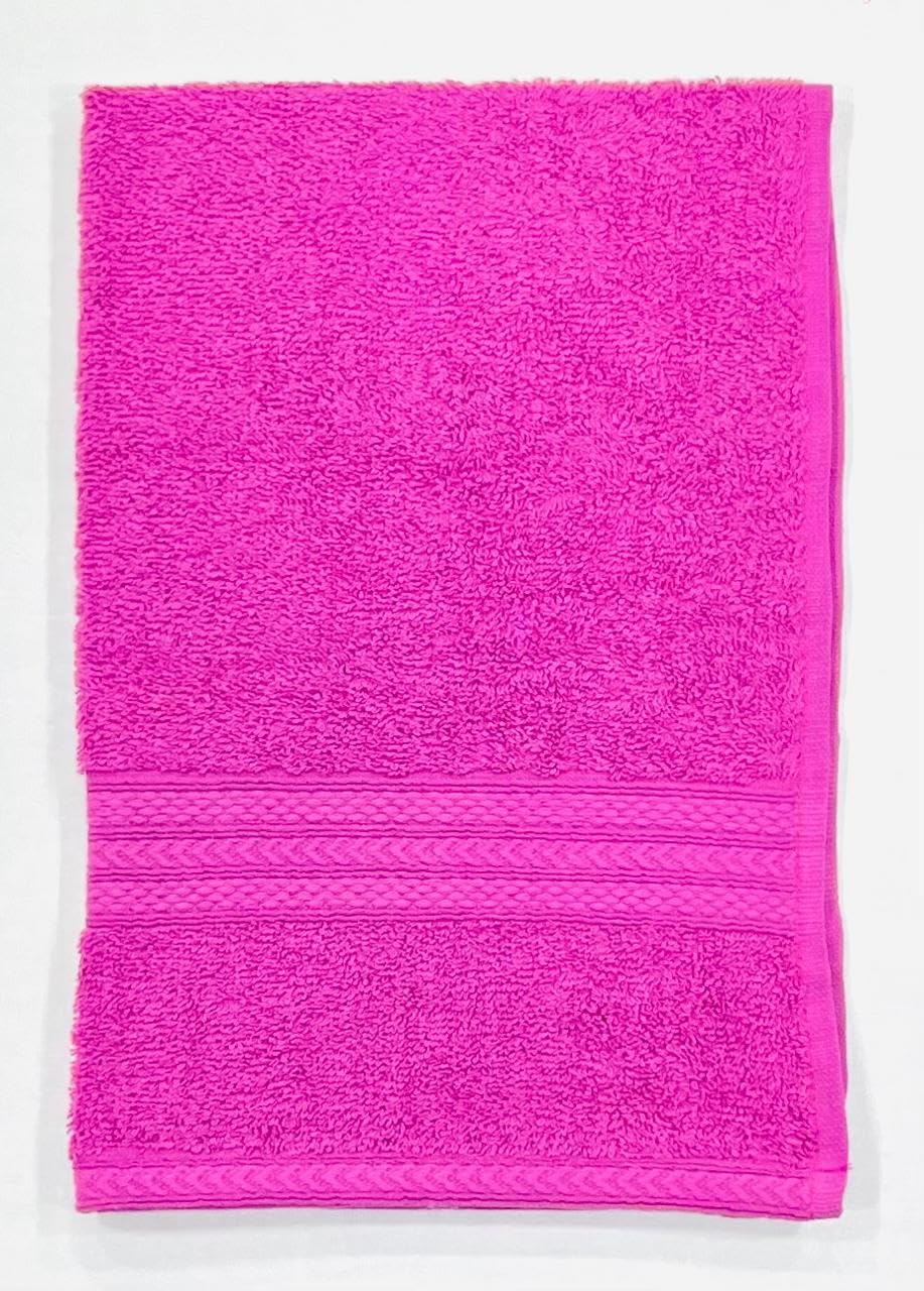Bombay Dyeing Tulip 100% Soft Cotton Hand Towels 1200 Gsm (Purple) - Set Of 6