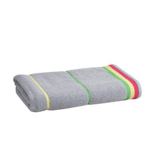 Pure Cotton Large Size Bath Towel 450 Gsm | Attractive Design, Quick Dry Bath Towel (Grey)