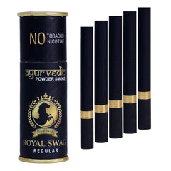 Royal Swag Ayurvedic & Herbal Cigarette Regular Flavour 50 Sticks With 20ml Shot - Smoking Cessasion |