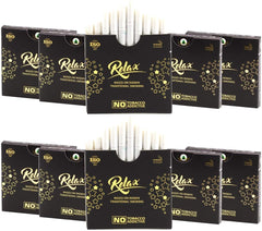 Aarogyam Herbals 100% Tobacco & Nicotine Free Cigarette For Relieve Stress & Mood Enhance Product For Smokers - 10 Sticks In Each Packet (Relax Regular Flavour Pack Of 10)