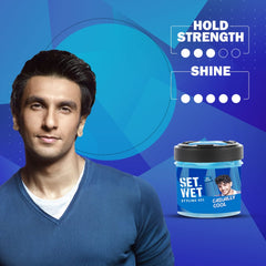 Set Wet Styling Hair Gel For Men Casually Cool , 250gm 8.8 Oz. | Medium Hold , High Shine | For Medium To Long Hair | no Alcohol , No Sulphate