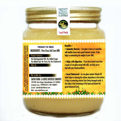 Natural Organic Cultured Desi A2 Ghee By Sakshi Farms | Rich In Vitamin A, D & K Healthy Vedic Bilona Method Pure Desi Ghee For Immunity Booster | (500ml) 16.9 Ounce | Jar Pack