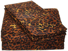 Microfiber Double Bedsheets With 2 Pillow Cover - 90 X 100 Inches, Leopard | Good Or Home, Hotel, Villa, Resort & Guest House | Wrinkle Free Luxury