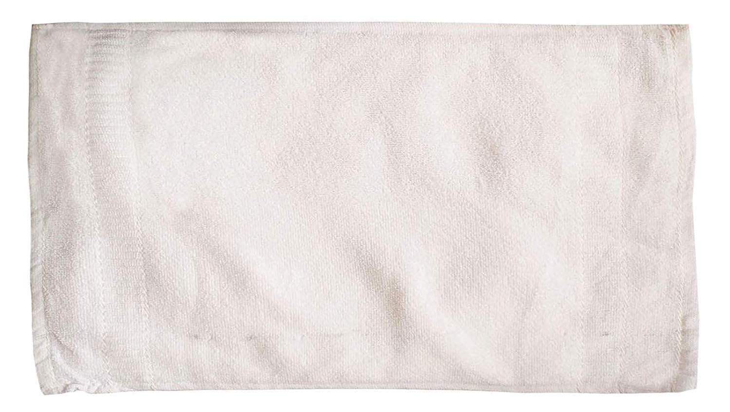 Kuber Industries Cotton Bath Towel 800 Gsm (White) - 2 Pieces