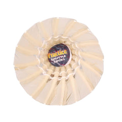 SVR Premium Feather Practice Badminton Shuttlecock , Used In High- Level Tournaments And Competitions | White , Pack Of 10