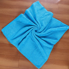 Fezora 100% Cotton Bath Towel 450 Gsm | Ultra Soft, Quick Dry, High Absorbency, Skin-Friendly Large Size Bath Towel (Light Blue)