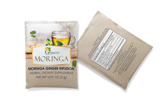 Grenera Moringa Ginger Infusion Tea - 25 Tea Bags | Herbal Dietary Supplement - Caffeine Free, Non-GMO, Gluten Free, Staple Free