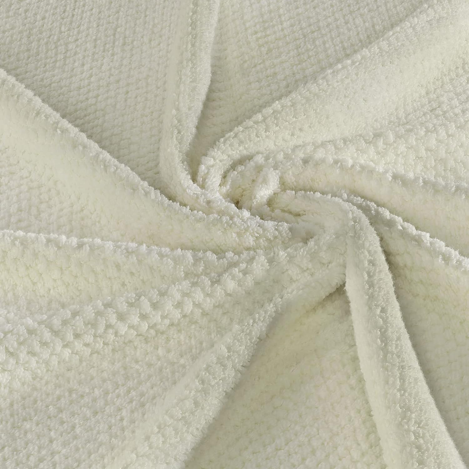 Spaces 100% Cotton Bath Towel 500 Gsm | Quick Dry Nano Spun Special Texture Bath Towels (Beige)