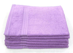 Bombay Dyeing Tulip 100% Cotton Hand Towel 1200 Gsm (Set Of 6) - Purple