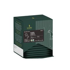 Luxmi Estates Earl Grey Black Tea - 30gm, 1.05 Ounce, 15 Tea Bags | USDA Organic Certified Tea - 100% Natural Bergamot Extracts | High Caffeine Black Tea