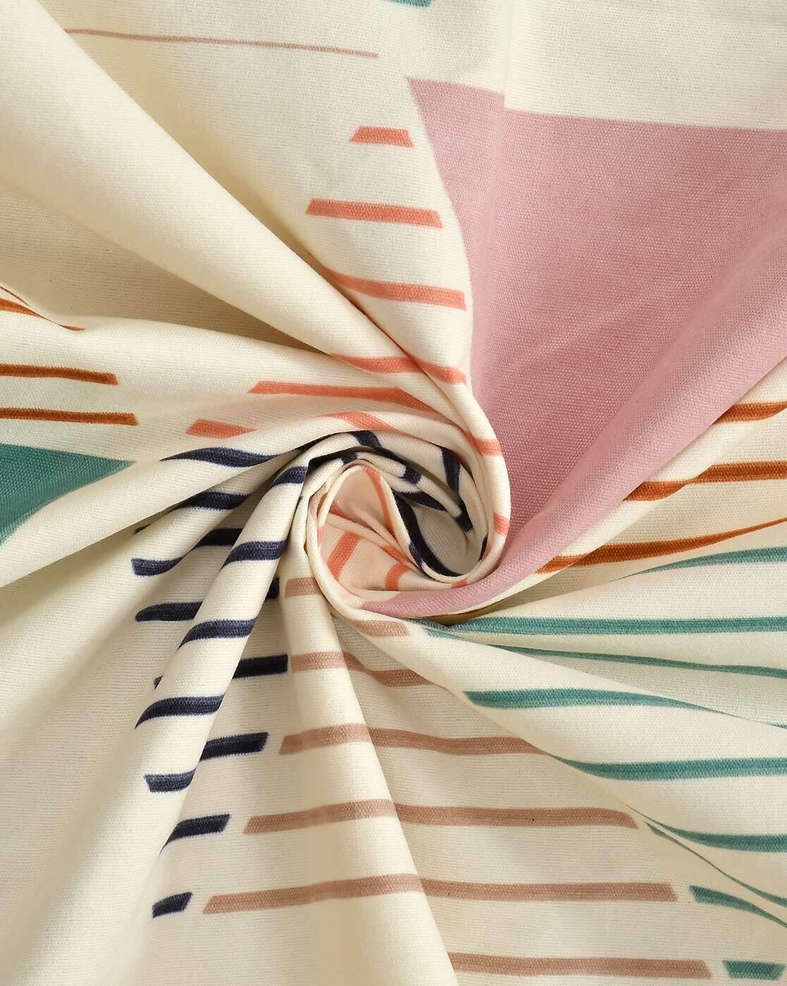 Bedsheet King Size With 2 Pillow Covers (72 X 78 Inches) Multicolor | Double Bed With All Around Elastic Fitted - Durable & Long Lasting Wrinkle Resistant Fabric