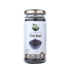 Organic Diet Fresh & Pure Organic Chia Seeds Raw Omega 3 High Protein, Healthy Breakfast Whole Rich Nutritious & Delicious | 150gm 0.3lbs
