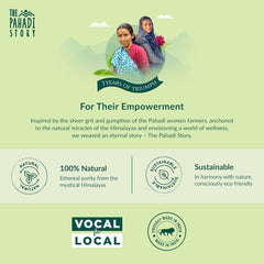 100% Pure Pahadi Cow Ghee By The Pahadi Story | Rich In Nutrients & Strong Aroma Pure Pahadi Desi Ghee Good For Parathe | (135ml) 4.5 Ounce | Jar Pack