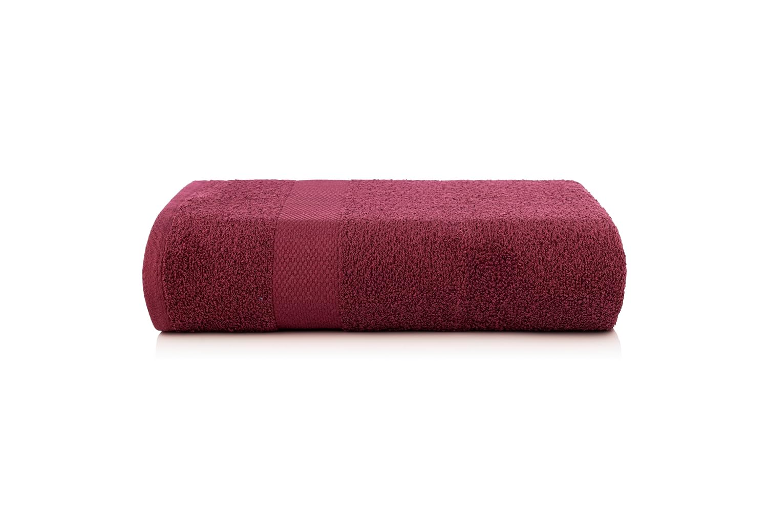 Casa Copenhagen Egyptian Cotton Exotic Hand Towel 400 Gsm (Burgundy)- 2 Pcs