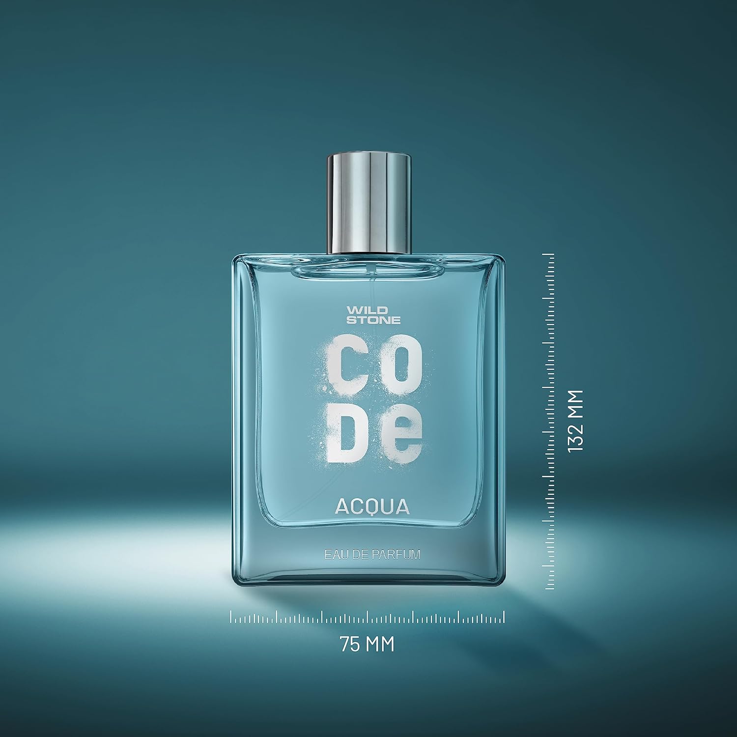 Wild Stone Code Acqua Eau De Parfum For Men 100ml 3.4 Fl.oz. | Long Lasting Fragrance
