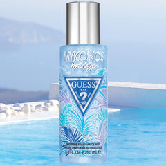 Guess Mykonos Breeze Shimmer Fragrance Body Mist For Women 250ml 8.4 Fl.oz. | Perferct For Gifing