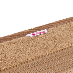 Casa Copenhagen Egyptian Cotton Zero Twist Hand Towel 400 Gsm (Beige) -2 Pcs