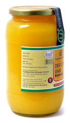 Premium A2 Danedar Desi Sahiwal Cow Ghee By Yugmantra Organic Foods | Rich In Nutrients Healthy & Protein Fiber Desi Ghee Perfect For Bones Health | 4Ltr (1 Ltr * 4) 135.2 Ounce | Jar Pack