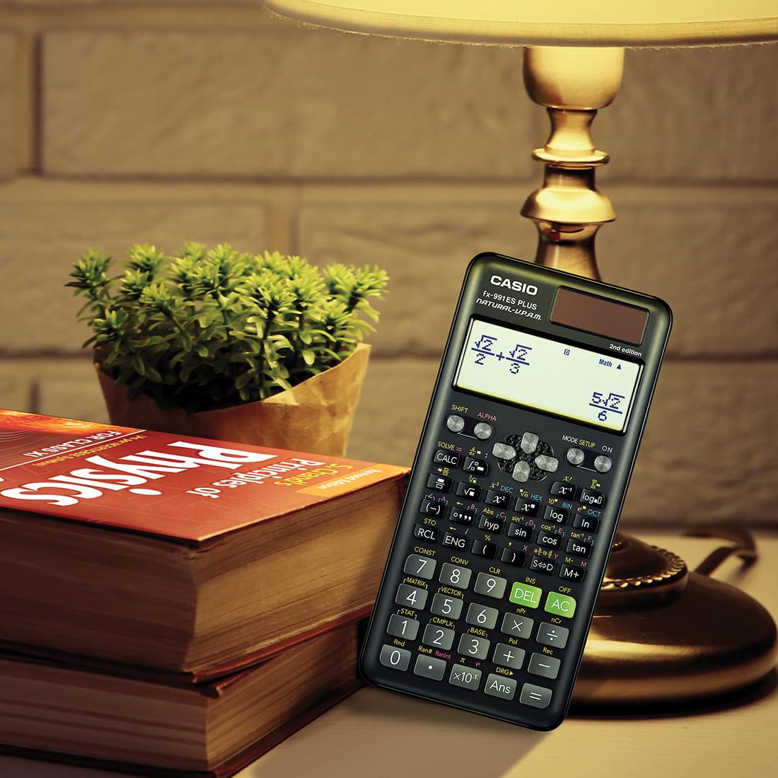 Casio Fx-991es Plus-2nd Edition Scientific Calculator | 3-years Warranty By Manufacturer | Basic Trigonometrical & Statistics Functions