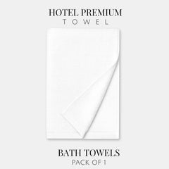 Labham 100% Cotton Bath Towel 700 Gsm | Ultra-Soft Super Absorbent & Quick Dry Bath Towel (White)
