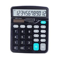 Bambalio BL-700 Electronic Calculator, 3 Years Warranty | 12 Digits Display - 112 Steps Check & Correct