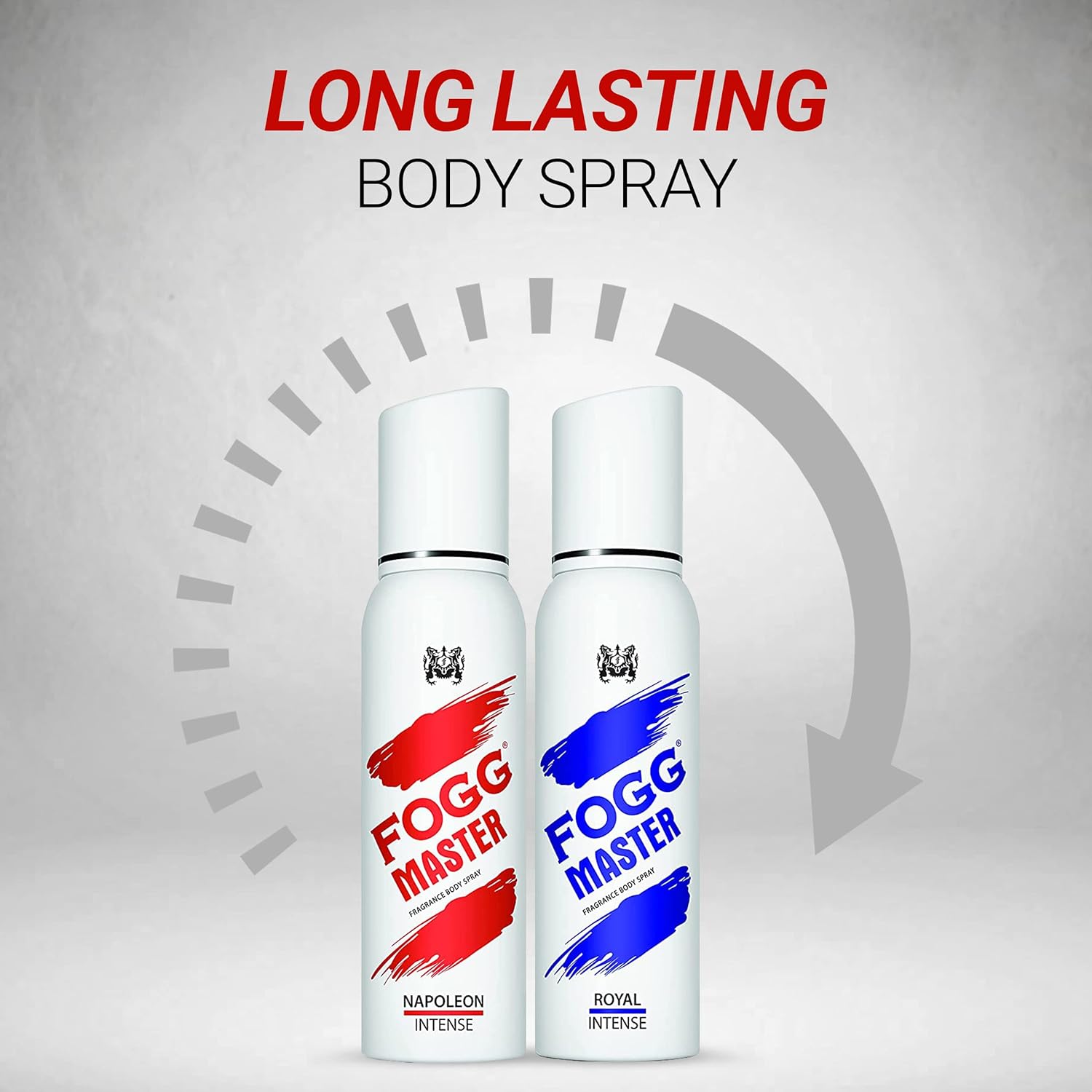 Fogg Master Royal & Napoleon Intense No Gas Deodorant For Men | Long Lasting Perfume Body Spray 120ml Each 4 Fl.oz.