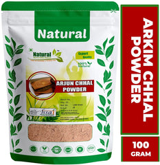 Natural Health And Herbal Products Pure Arjun Ki Chaal, Thella Maddi Bark Powder, Marudha Maram, Tree Bark Powder Terminalia Arjuna | 100gm 0.2lbs