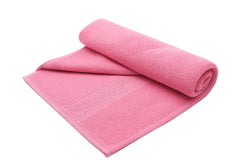 Siya Fashion Cotton Bath Towel 500 Gsm | Ultra Soft Absorbent Quick Dry Lightweight & Durable Fabric Perfect For Home, Gym, Travel & Everyday Use (Dark Pink)