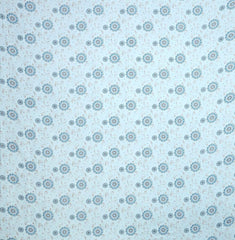 Double Bedsheets With 2 Matching Pillow Covers - 90 X 100 Inches, Light Blue | Traditional Printed Bedsheet - Ideal For House, Guest Room, Hotel Room Bedsheet