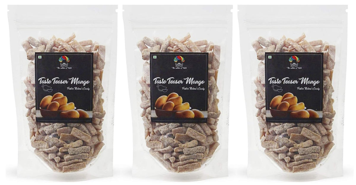Mr. Merchant Taste Teaser Mango 1.2kg, (400gm * Pack Of 3) | Jar Pack