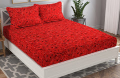 Combo 7 Double Bedsheet With 14 Pillow Covers - 85 X 86 Inches, Multicolor | Fade Resistant & Durable Breathable & Wrinkle Free Bed Sheet